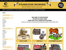 Tablet Screenshot of fashionhorse.com